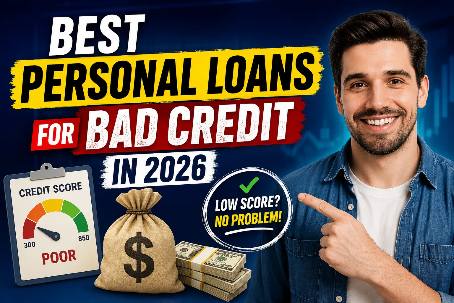 Best Personal Loans for Bad Credit in 2026