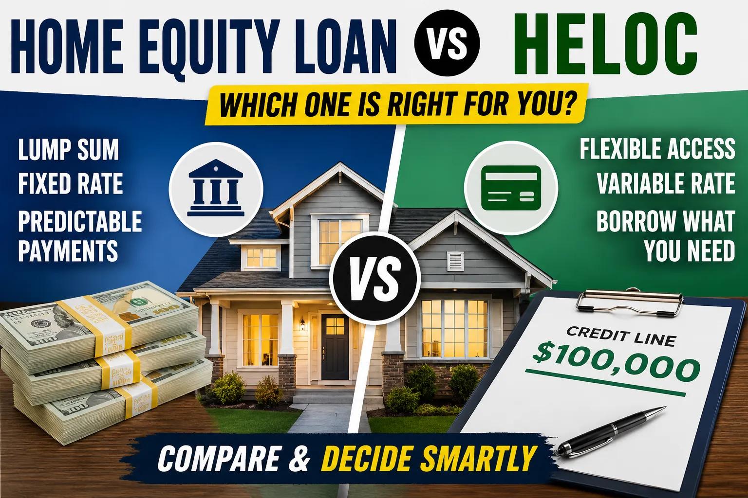 Home Equity Loan vs HELOC: Which One Makes More Sense in 2026?